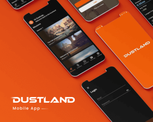 Dustland runner mobile app